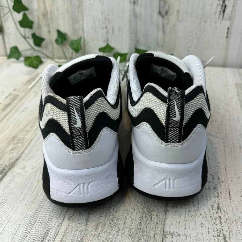 Nike Men's Air Max 200 Running Shoes White Black AQ2568-104 Size 11